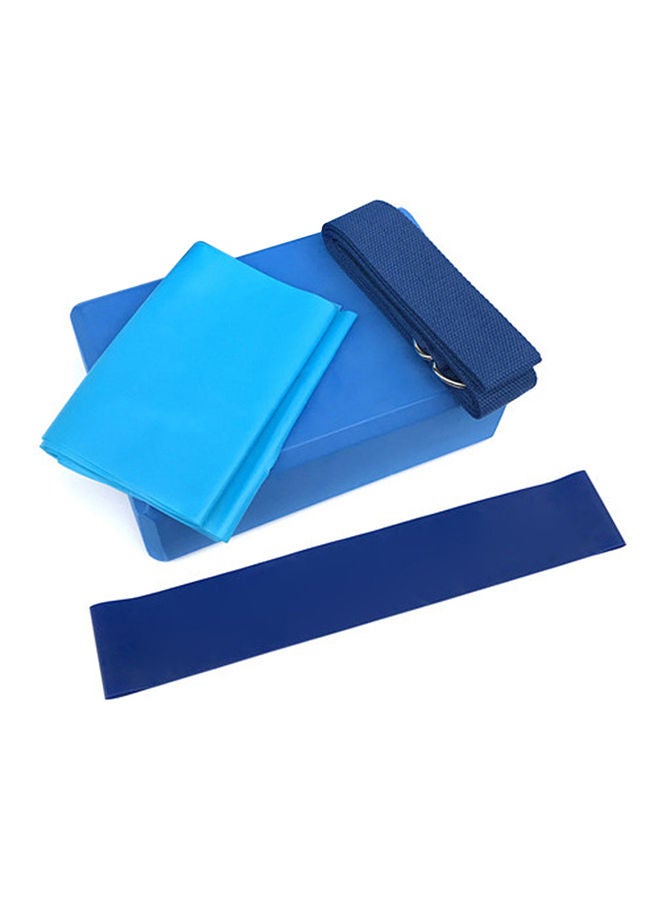 Generic 4 Pcs Yoga Equipment Set Blocks Stretching Strap Resistance Loop Exercise Band 24 x 9 x 21cm  - Image 2