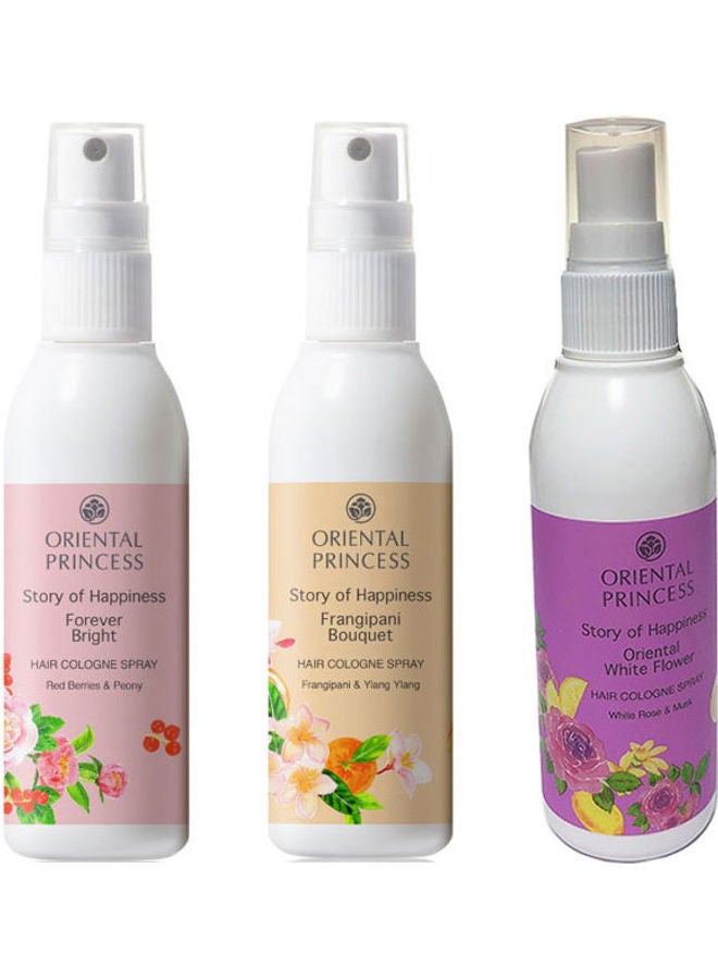 أوريانتال برنسس بخاخ كولونيا للشعر فرانجيباني + فوريفر برايت + وايت فلاور متعدد الألوان 100ملليلتر - Image 1
