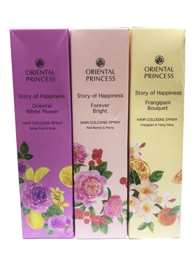 أوريانتال برنسس بخاخ كولونيا للشعر فرانجيباني + فوريفر برايت + وايت فلاور متعدد الألوان 100ملليلتر - Image 2