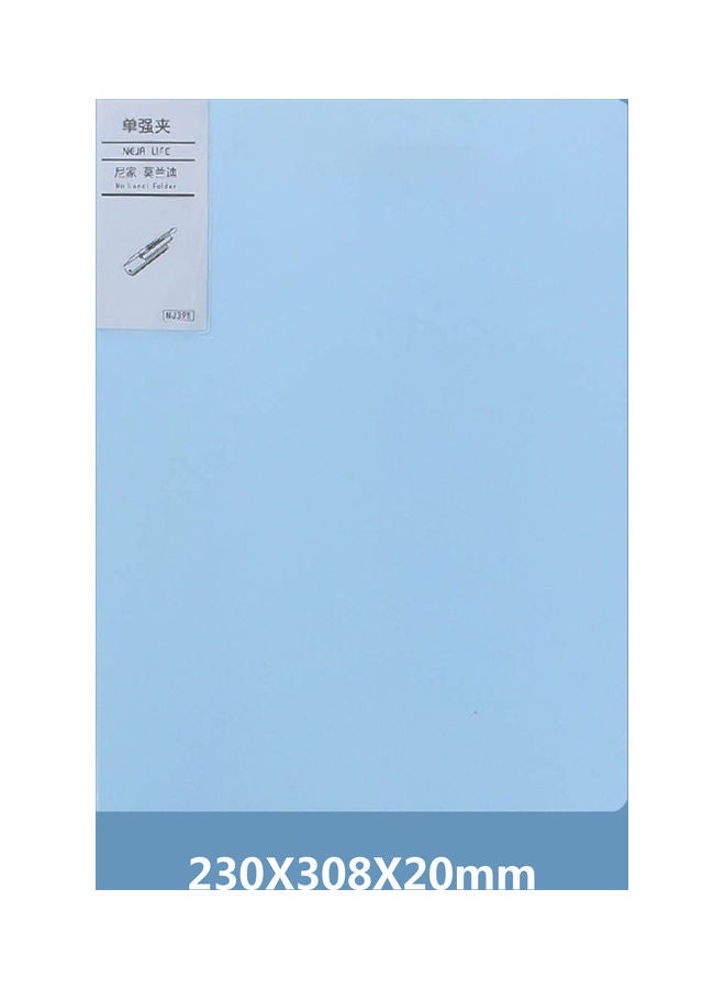 Generic - A4 Clipboard File Folder Writing Pad Single Clip Blue - Image 1