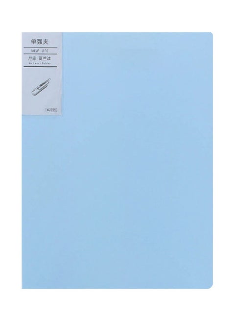 A4 Clipboard File Folder Writing Pad Single Clip Blue
