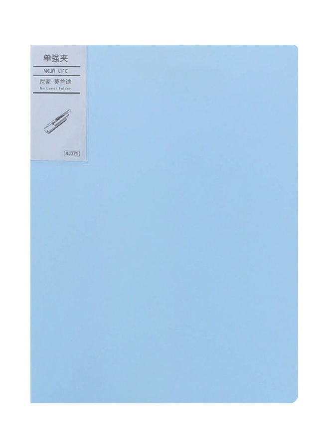 Generic - A4 Clipboard File Folder Writing Pad Single Clip Blue - Image 1