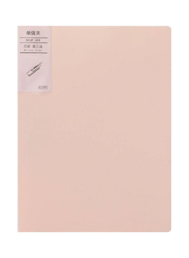 Generic A4 Clipboard File Folder Writing Pad Single Clip Orange  - Image 1