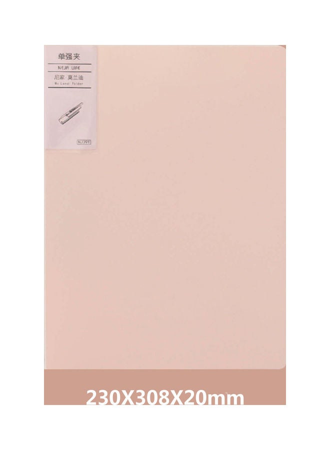 Generic A4 Clipboard File Folder Writing Pad Single Clip Orange  - Image 3