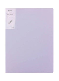 A4 Clipboard File Folder Writing Pad Single Clip Purple