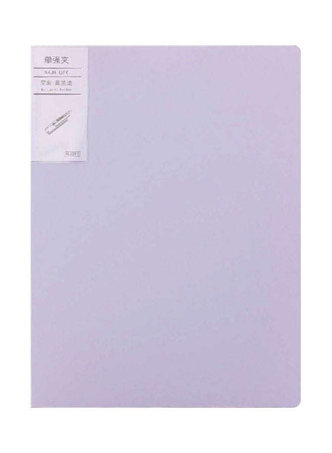 Generic - A4 Clipboard File Folder Writing Pad Single Clip Purple - Image 1