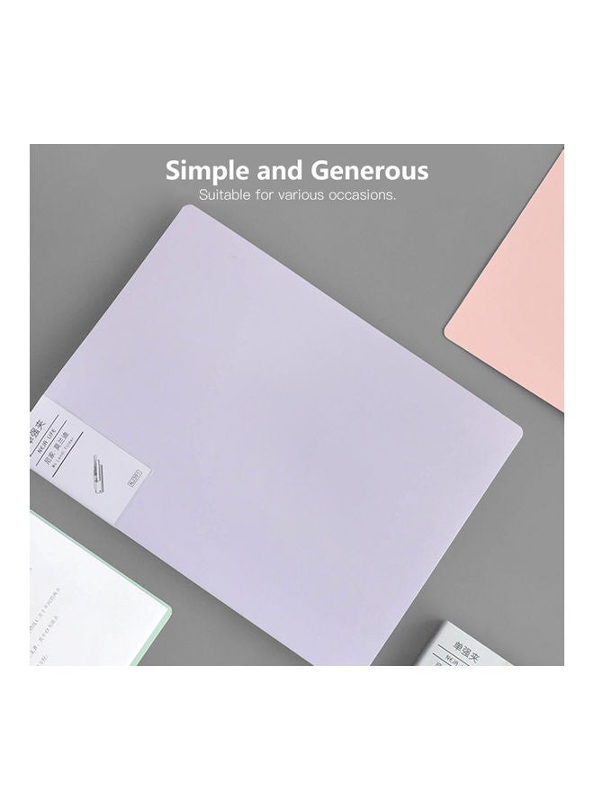Generic - A4 Clipboard File Folder Writing Pad Single Clip Purple - Image 1