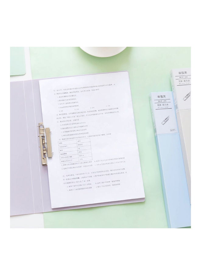 Generic - A4 Clipboard File Folder Writing Pad Single Clip Purple - Image 1