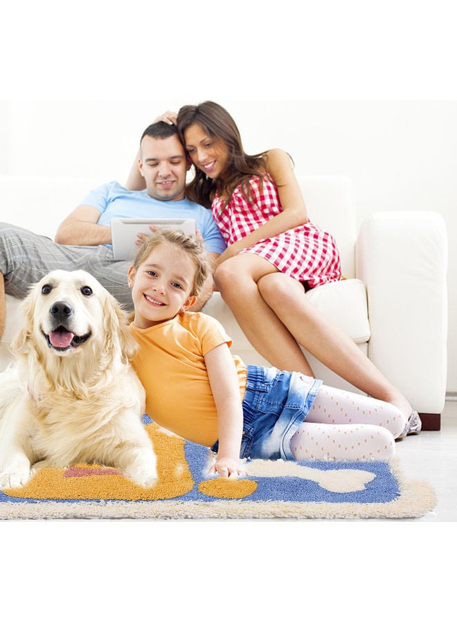 Cartoon Pattern Waterproof Indoor-Outdoor Doormat 20 x 32 Inch Blue 39.00 x 5.00 x 24.00cm - Image 3
