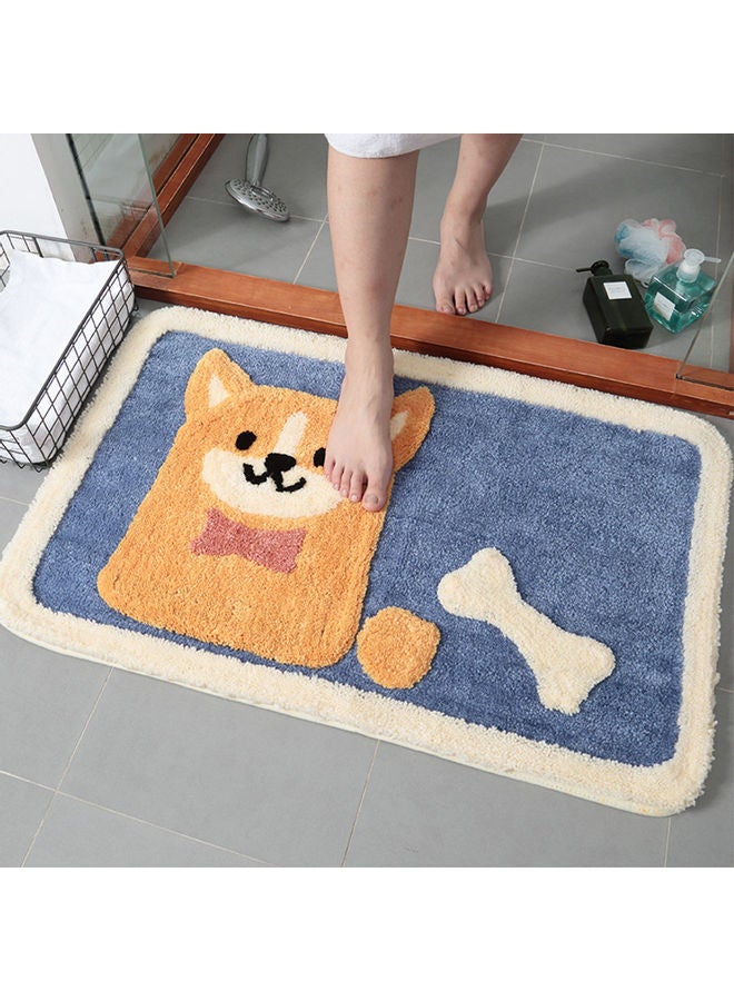 Cartoon Pattern Waterproof Indoor-Outdoor Doormat 20 x 32 Inch Blue 39.00 x 5.00 x 24.00cm - Image 4