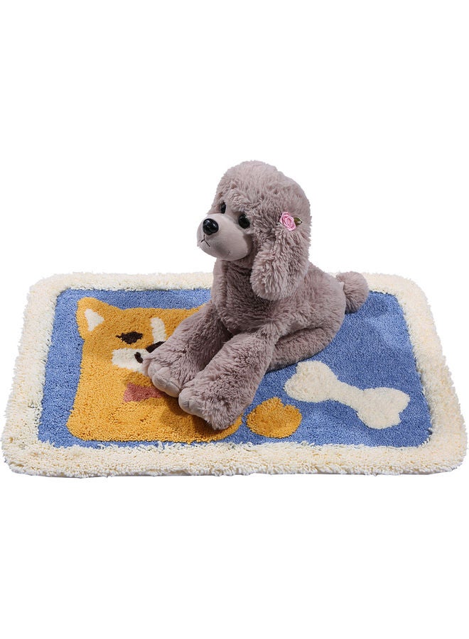 Cartoon Pattern Waterproof Indoor-Outdoor Doormat 20 x 32 Inch Blue 39.00 x 5.00 x 24.00cm - Image 5
