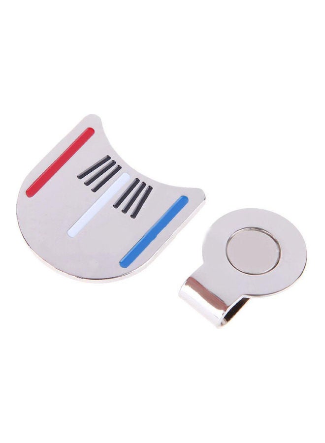 Generic Metal Magnetic Hat Clip Golf Ball Marker Alignment Putting Aiming Tool Accessory 20*10*20cm - Image 1