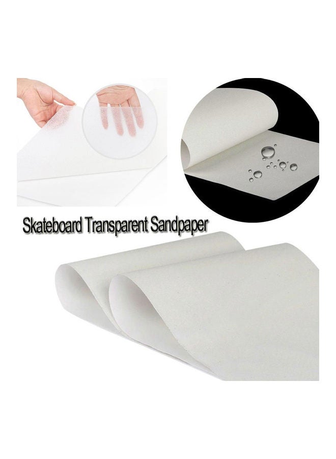 Generic - Thicken PVC Anti-Slip Transparent Skateboard Sandpaper Long Board Grip Tape 20 x 10 x 20cm - Image 1