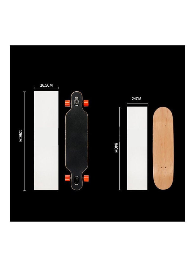 Generic - Thicken PVC Anti-Slip Transparent Skateboard Sandpaper Long Board Grip Tape 20 x 10 x 20cm - Image 1