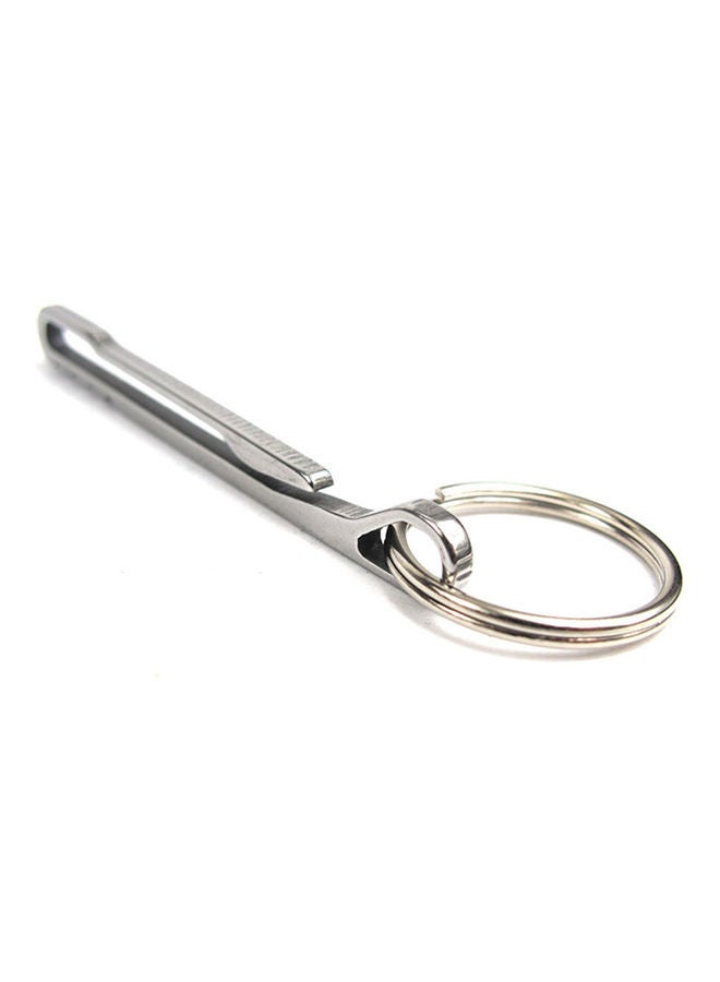 Generic Outdoor Clip On Wallet Banknotes Hanging Tool Steel Key Ring Climbing Buckle 20x10x20cm  - Image 2