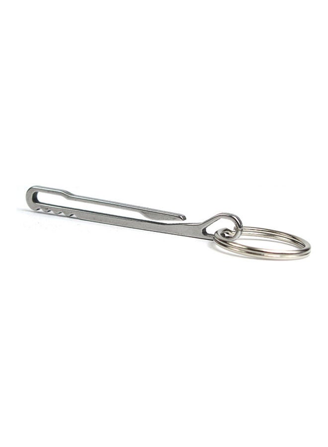Generic Outdoor Clip On Wallet Banknotes Hanging Tool Steel Key Ring Climbing Buckle 20x10x20cm  - Image 5