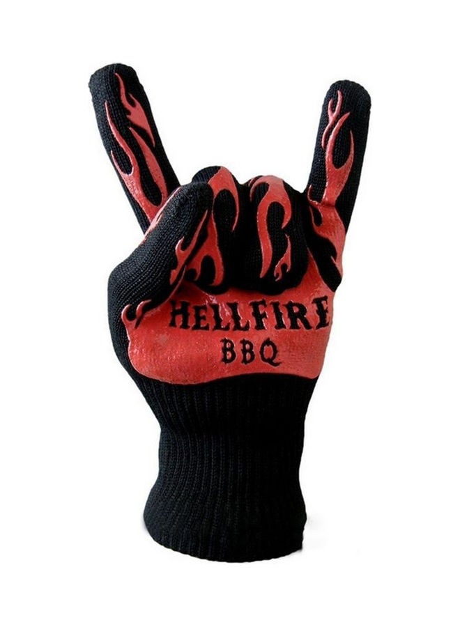 Generic Heat Resistant Proof Cooking Oven Hot Kitchen BBQ Grill Holder Gloves Mitt multicolor  - Image 1
