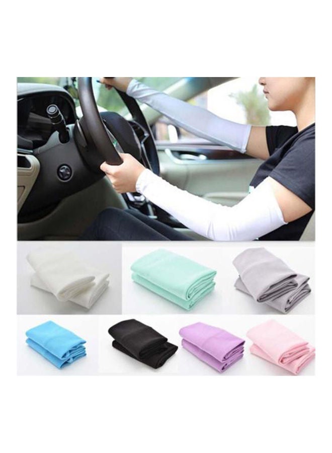 Generic Cycling Sleeves Anti-UV Cooling Sunscreen Sleeve Summer Wear Outdoor Accessories 20 x 10 x 20cm - Image 3