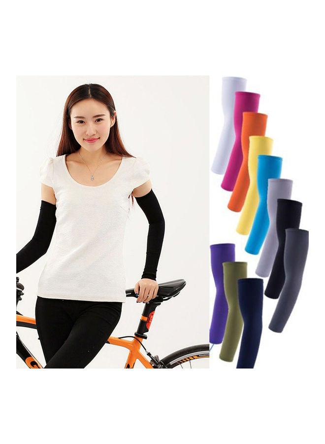 Generic Cycling Sleeves Anti-UV Cooling Sunscreen Sleeve Summer Wear Outdoor Accessories 20 x 10 x 20cm - Image 5