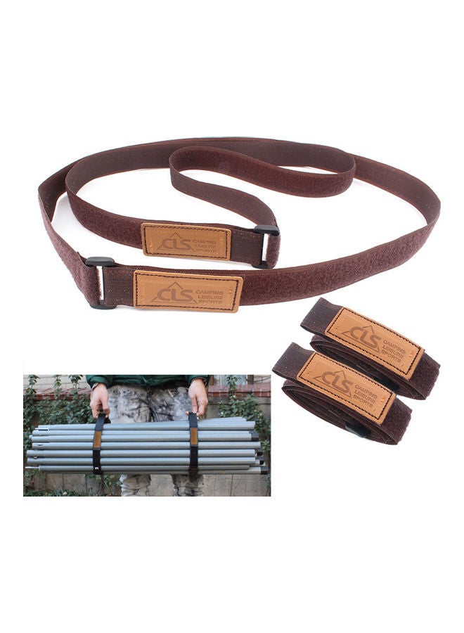 Generic - 2 Pieces Of Adjustable Hook and Loop Strapping Cable Luggage Tie Down Strap Rope Cord 20 x 10 x 20cm - Image 1