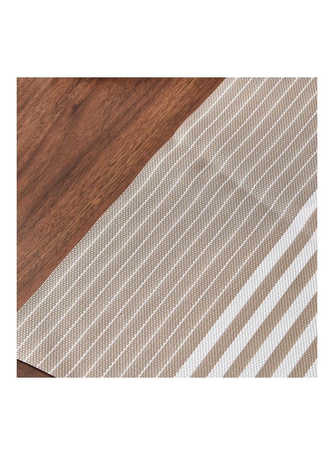 Home Box Ella Striped Placemat Beige 30 x 45cm  - Image 2