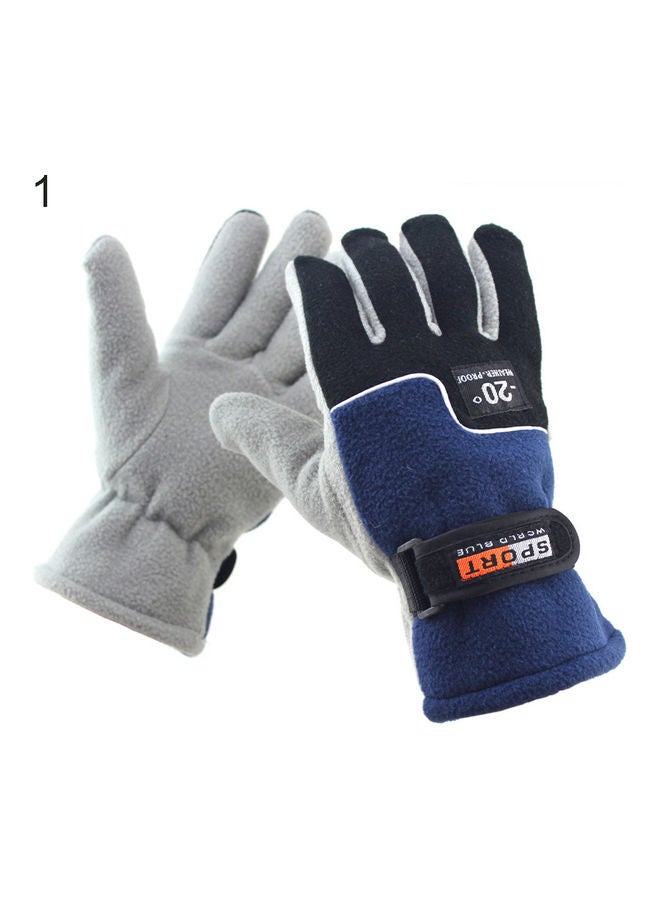 Generic Full Finger Outdoor Sports Windproof Winter Soft Warm Men's Cycling Gloves 20 x 10 x 20cm  - Image 4
