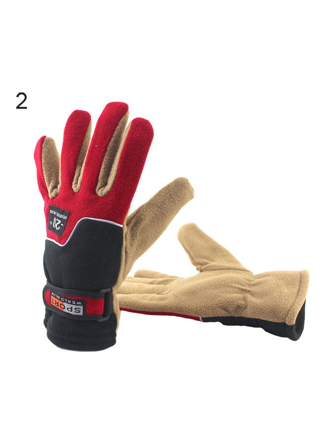 Generic Full Finger Outdoor Sports Windproof Winter Soft Warm Men's Cycling Gloves 20 x 10 x 20cm  - Image 5