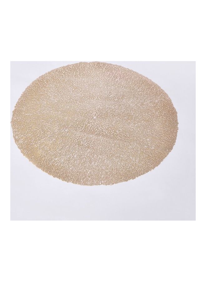 Home Box Dahlia Round Placemat Gold 38cm  - Image 4