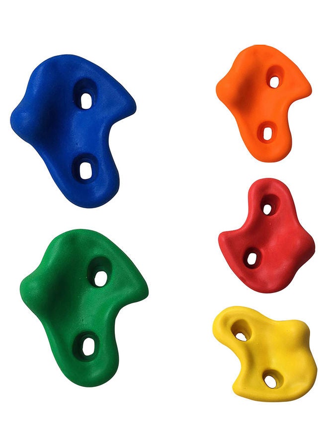 Generic - Kids Rock Wall Climbing Hand Holds Set Indoor Outdoor Playground with Screw 20 x 10 x 20cm - Image 1