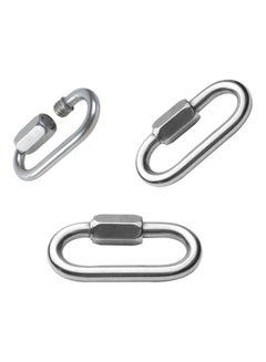 Stainless Steel Carabiner Screw Locking Gate Hook Snap Clip Outdoor Tool 20 x 10 x 20cm