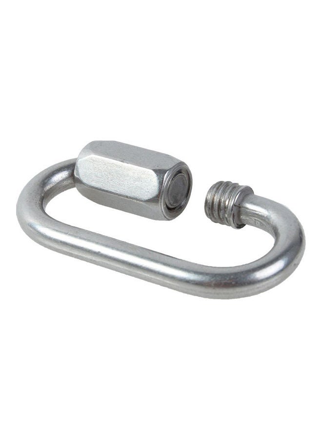 Generic - Stainless Steel Carabiner Screw Locking Gate Hook Snap Clip Outdoor Tool 20 x 10 x 20cm - Image 1