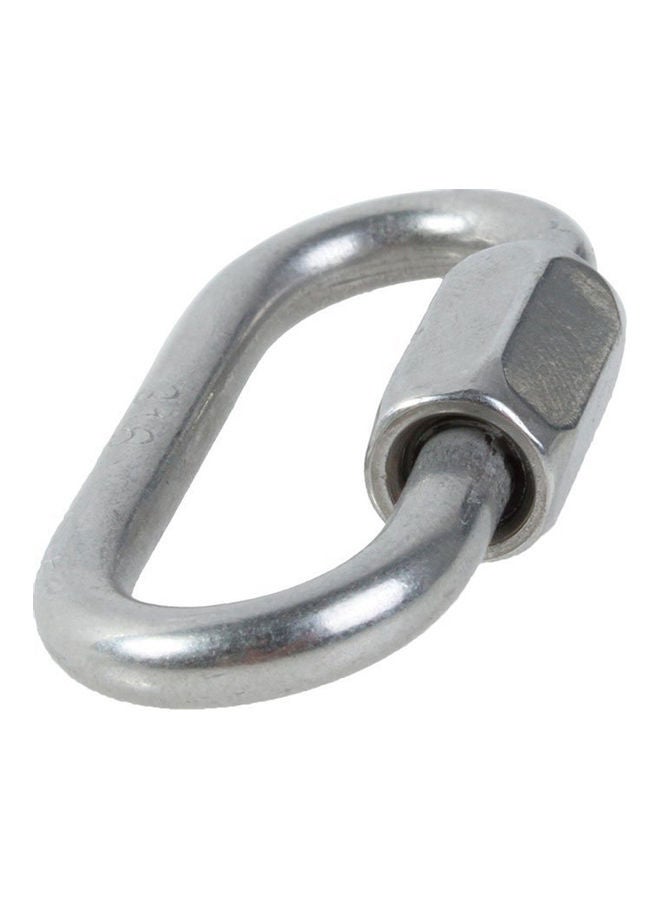 Generic - Stainless Steel Carabiner Screw Locking Gate Hook Snap Clip Outdoor Tool 20 x 10 x 20cm - Image 1