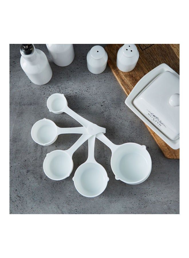 Home Box 5-Piece Vega Measuring Spoon Set White  - Image 5