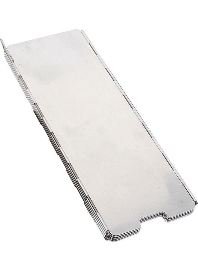 Generic 8 Plates Stove Wind Shield Screens Camping Foldable Cooker Gas Board Windshield 20 x 10 x 20cm  - Image 5