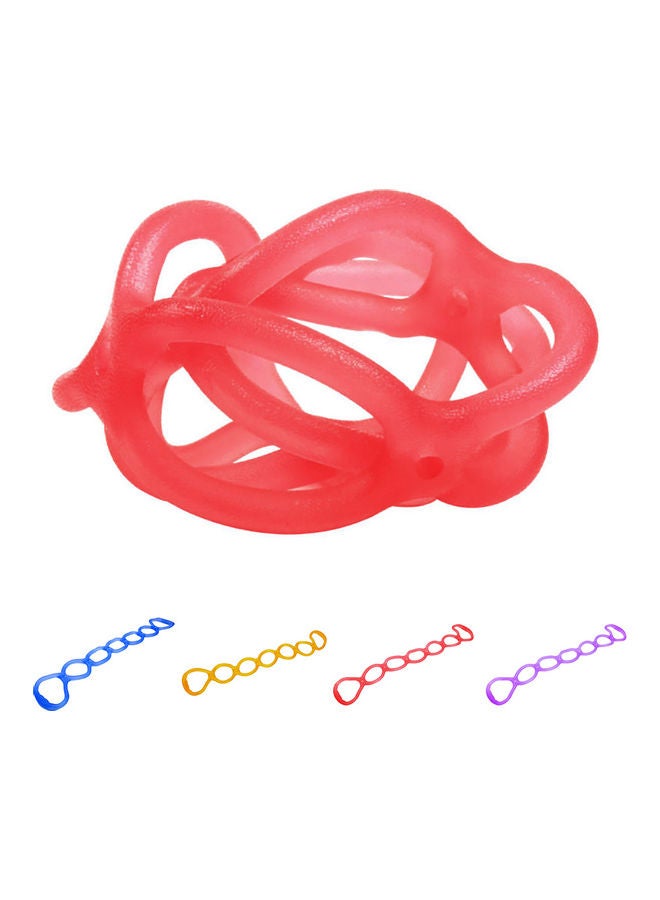Generic 7 Holes Elastic Silicone Fitness Pilates Exercise Yoga Resistance Band Rope 20 x 10 x 20cm - Image 4