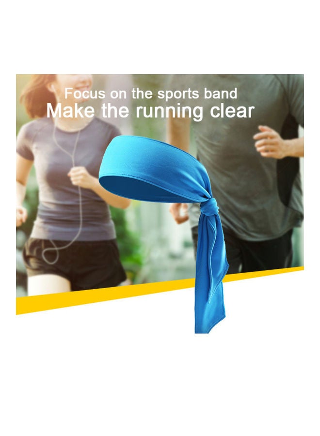 Fashion Unisex Sport Sweat Sweatband Headband Tennis Gym Stretch Head Hair Band 20 x 10 x 20cm - Image 2