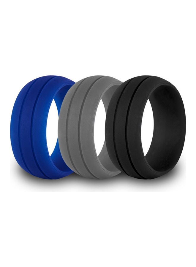 Generic - Women Men Flexible Silicone Wedding Ring Outdoor Sports Gym Band Fashion Gift 20 x 10 x 20cm - Image 1