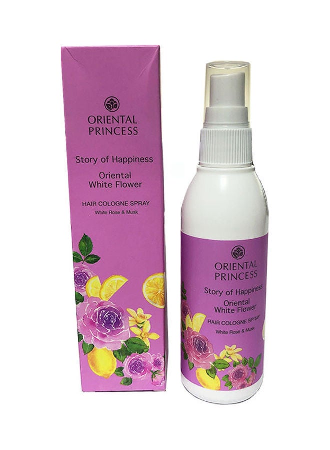 ORIENTAL PRINCESS White Flower Hair Cologne Spray Clear 100ml  - Image 2