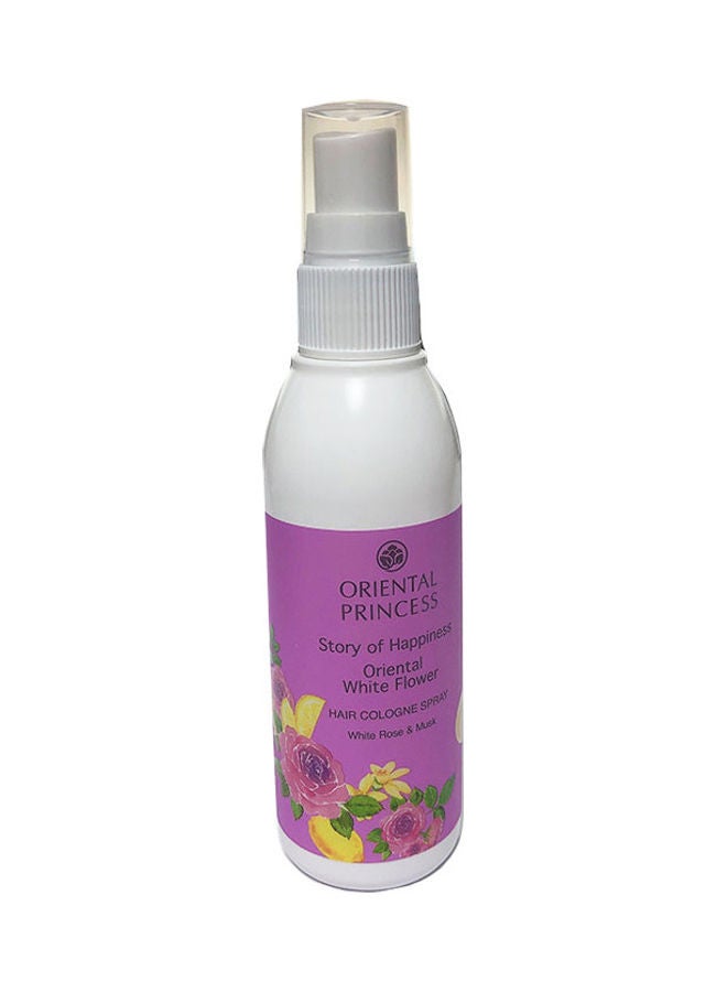 ORIENTAL PRINCESS White Flower Hair Cologne Spray Clear 100ml  - Image 1