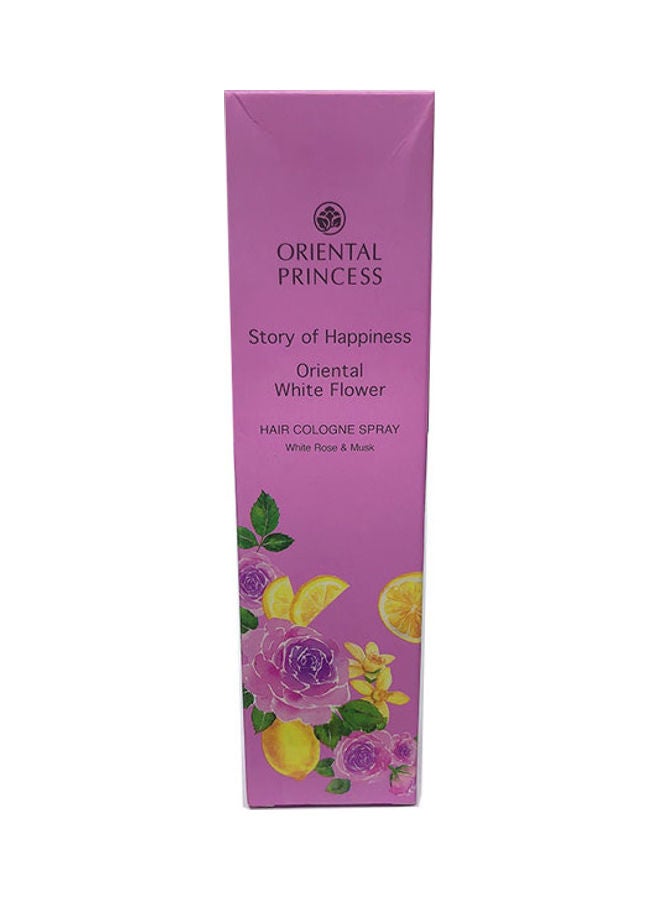 ORIENTAL PRINCESS White Flower Hair Cologne Spray Clear 100ml  - Image 3