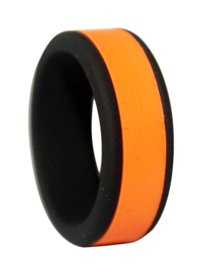 Generic 8mm Cross Fit Fitness Sport Men Women DIY Dual Color Flexible Silicone Band Ring 20 x 10 x 20cm - Image 1