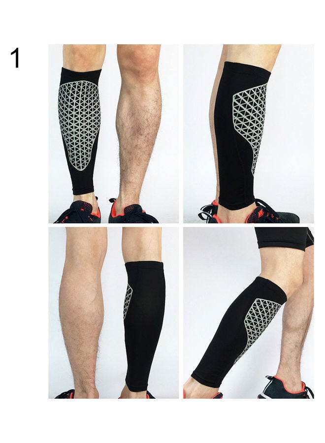 Generic Running Bicycle Compression Socks Leg Calf Support Sleeve Brace 20 x 10 x 20cm  - Image 1