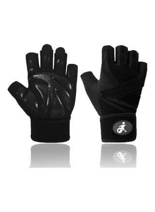 Pair Of Half Finger Workout Gloves XL - v1606132829/N42560442A_1