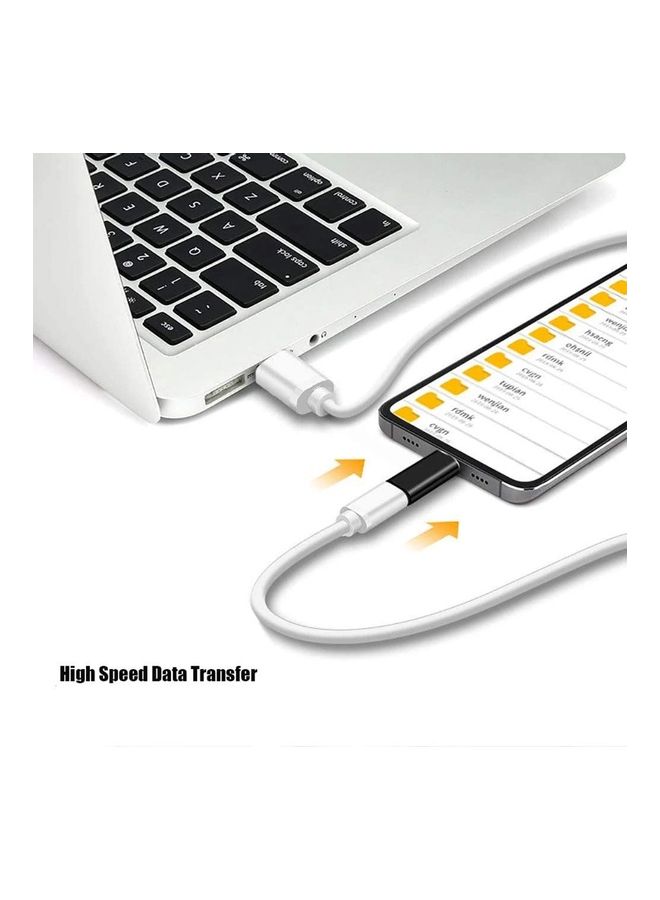 Trands Micro To Type-C Connector Adapter With Keychain Grey - Image 2