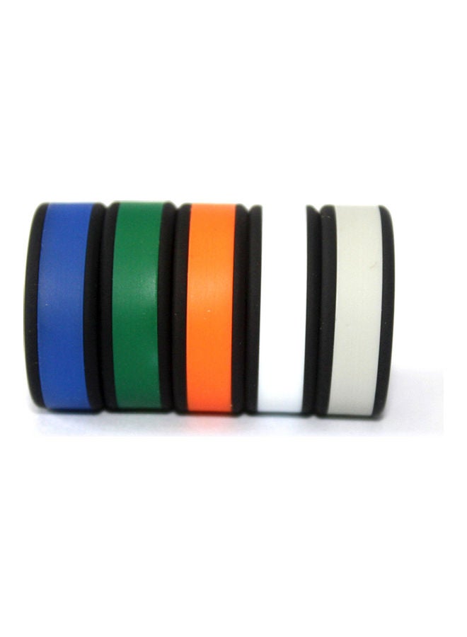Generic 8mm Cross Fit Fitness Sport Men Women DIY Dual Color Flexible Silicone Band Ring 20*10*20cm  - Image 2