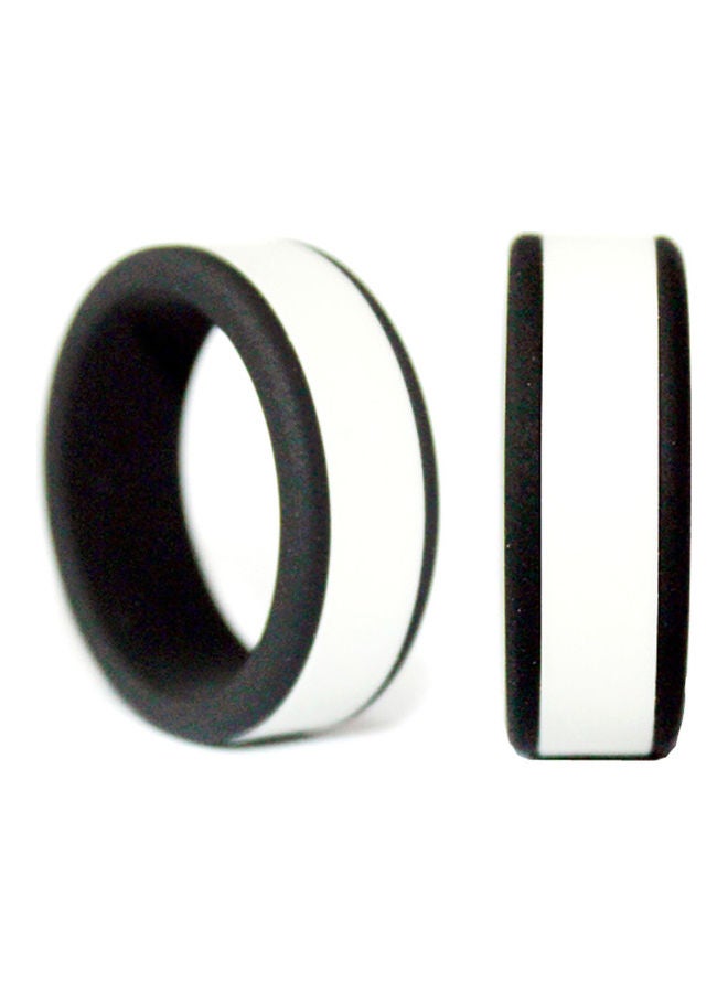 Generic 8mm Cross Fit Fitness Sport Men Women DIY Dual Color Flexible Silicone Band Ring 20*10*20cm  - Image 4