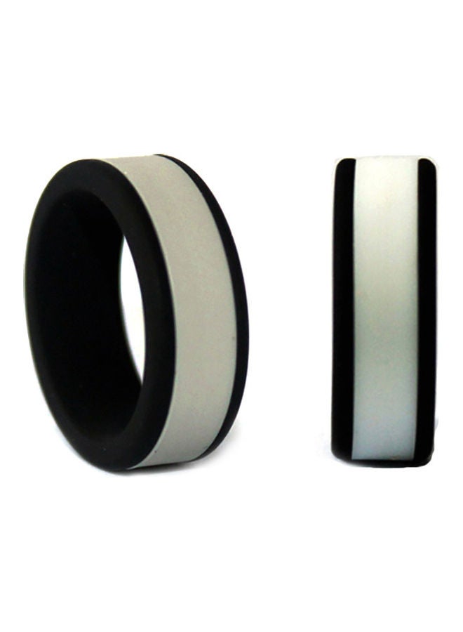 Generic 8mm Cross Fit Fitness Sport Men Women DIY Dual Color Flexible Silicone Band Ring 20*10*20cm  - Image 5