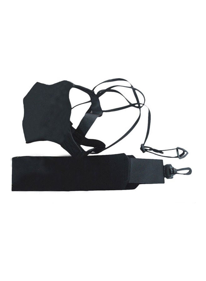 Generic Football Strap Kick Trainer Control Skills Solo Soccer Training Aid Adjustable Tool 20 x 10 x 20cm  - Image 2