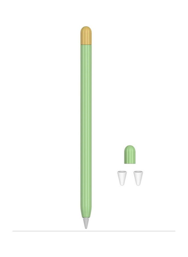 Sleeve Case Cover With Charging Cap For Apple Pencil 2st Generation Green - Image 1