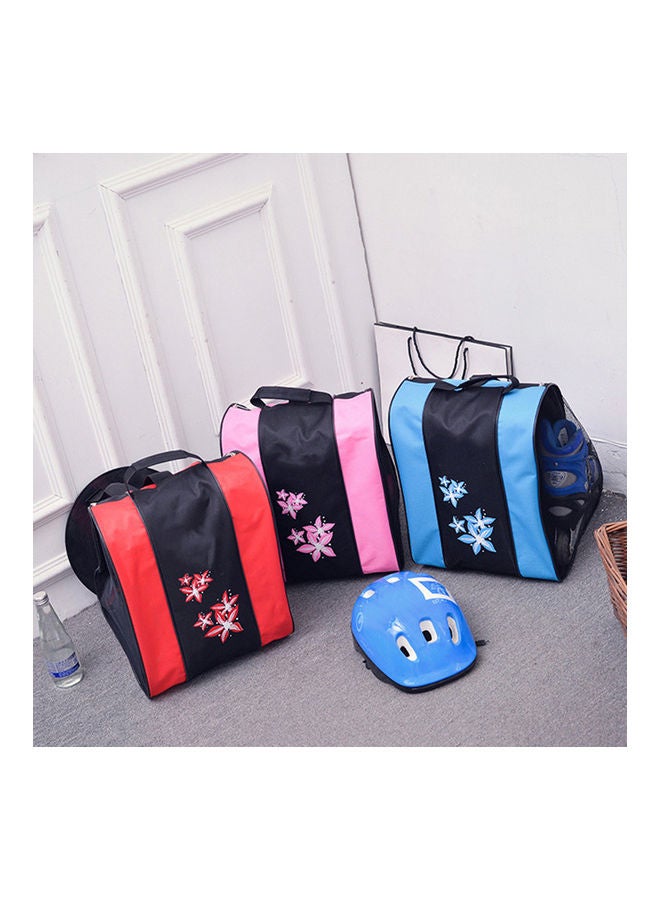 Generic Large Capacity Durable Ice Skates Roller Carry Holder Storage Zipper Bag 20 x 10 x 20cm - Image 3